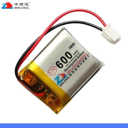 In the core 600mAh 502530 3.7V lithium polymer battery MP3 audio speaker massage beauty instrument Rechargeable Li-ion Cell