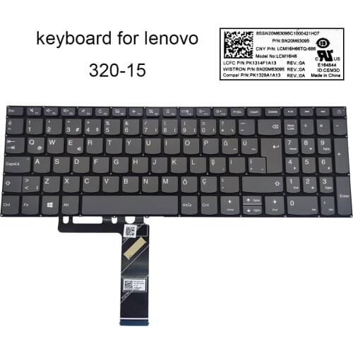 Japanese turkish keyboard For Lenovo IdeaPad 320 15IKB 15ABR 330 15IKBR 320-15 JP Japan TR Turkey computer keyboard New LCM18A9