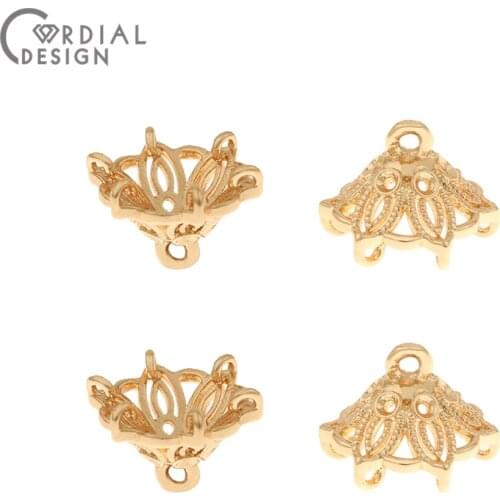 Cordial Design 100Pcs 8*11MM Jewelry Accessories/DIY Making/Copper/Torus Shape/Connectors/Hand Made/Charms/Earring Findings