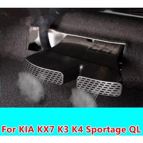 For KIA KX7 K3 K4 Sportage QL car seat rear air conditioning air outlet anti-blocking protection cover car accessories