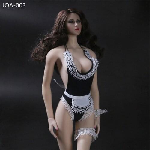 1/6 female figure Sexy Big Bust Low Collar Lace bikini Suit JOA-003 for12 inch action figure body PH TBL