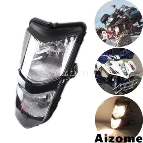 12V/25W Motorcycle Headlamp Twin Dual Headlight Bulbs For Suzuki ATV QUADSPORT LT-Z400 LT-Z400Z Kawasaki KFX400 KSF400 2003-08