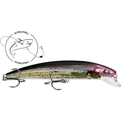 14CM/19G Artificial Minnow Anti-corrosion Bionic Plastic Fishing Bait Diving Depth0.6-1.8m High Quality Fishing Lure Hard Bait