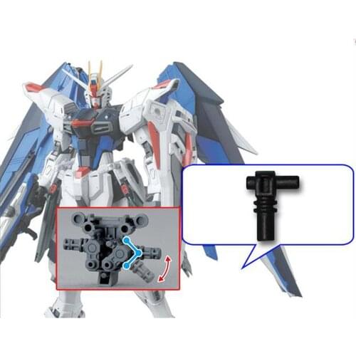 2pcs/set Replacement Metal Parts J4 for MG Freedom ver2.0 /Justice /Providence 1/100 For Gundam Model Leg Joint Repair Parts