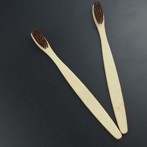 DR.PERFECT fashion 2PCS/lot hot selling Eco friendly wooden Bamboo Toothbrush tongue scraper cleaning BPA Free Nylon Bristle