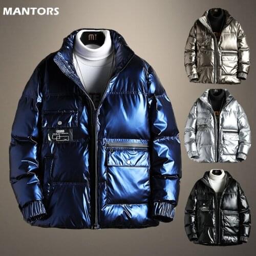 2021 Winter Mens Jackets Fashion Men Cotton Warm Parkas Coat Down Coats Casual Outdwear Thermal Jackets Mens Clothing Streetwear