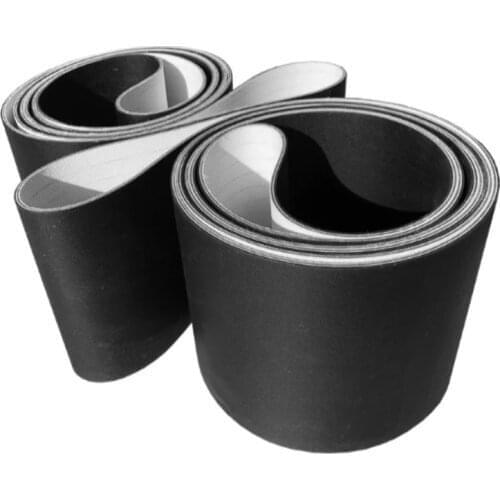 2400x400x2mm Black PVC Conveyor Transmission Timing Belt