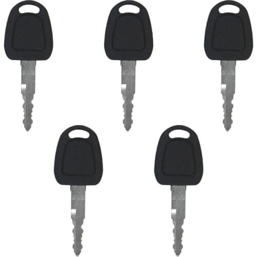 5PCS F900 Eli80-0128 K1009605 Ignition Key For Daewoo Doosan Terex Equipment Bobcat Excavator E55W E57W E60 E62 E63 E80 E85