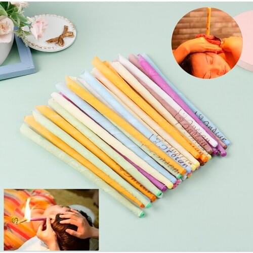 5Pcs Ear Cleaner Removal Coning Fragrance Hollow Sets Aromatherapy Ear Candle