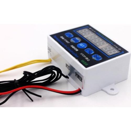 DC12V AC 220V Digital 10A Thermostat Temperature Controller Temperature Control Switch -19~99 with waterproof NTC sensor