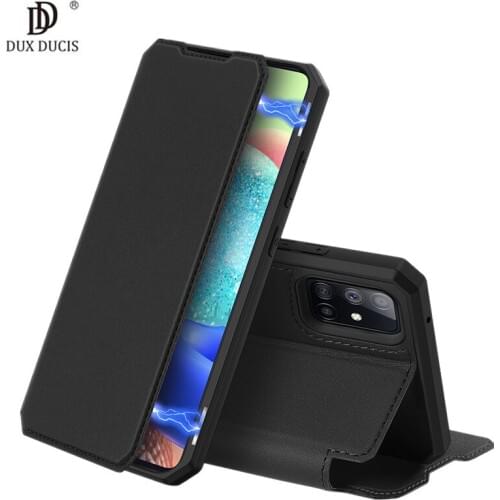 For Samsung Galaxy A71 5g Case 6.7" Heat Dissipation Design Magnetic Flip Leather Case For Samsung A71 5g Sm-a716f Phone Cover