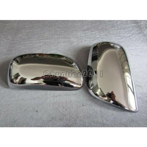 Chrome Rearview Side Mirror Cover Trim for Toyota 09-11 Corolla Matrix 07-11 Yaris 04-09 Prius