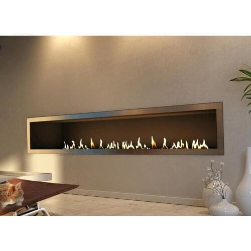 Inno-Fire 72 inch intelligent smart real flame wifi bio ethanol fireplace remote control