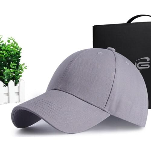 Cool Hockey Summer 2019 new cheap Cotton grey Unisex Women Men Baseball Caps Tennis hats in Sport Outdoor Sun Hat