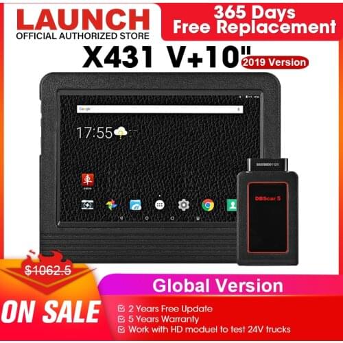 2018 Version Launch X431 V plus X431 V+ 10" V4.0 OBD2 Scanner Diagnostic Scanner ECU Coding WIFI Diagnostic Tool Free Shipping