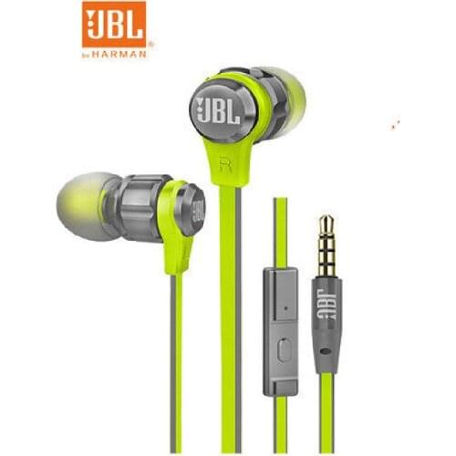 JBL T180A earphone, in-ear heavy subwoofer, mobile phone, computer, sports noodle, wired band, universal for Android