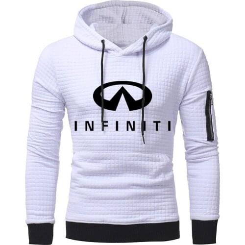 2021 NEW men Pullover Infiniti logo print sweatshirt spring autumn jacquard men hoodie casual hoodie
