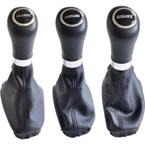Gear Shift Knob With Leather Boot Cover For Mercedes Benz C Class W203 W209 Automatic AT CLASSIC AVANTGARDE ELEGANCE