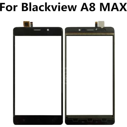 A8 MAX Touch Screen For Blackview A8 MAX Touch Panel Front Glass Digitizer Sensor Replacement Parts Outer cover plate