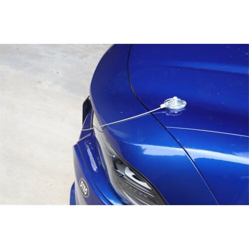 Exterior Decoration Frant Car Cover Lock Chain Trim for Dodge Charger 2015+ Stylish Car Sticker Decorative Car Accessories