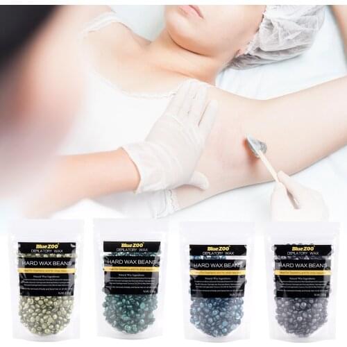 100g/Pack Hair Remover Wax Beans Depilatory Hot Film Wax Pellet Removing Bikini Face Hair Legs Arm Hair Removal Bean Unisex
