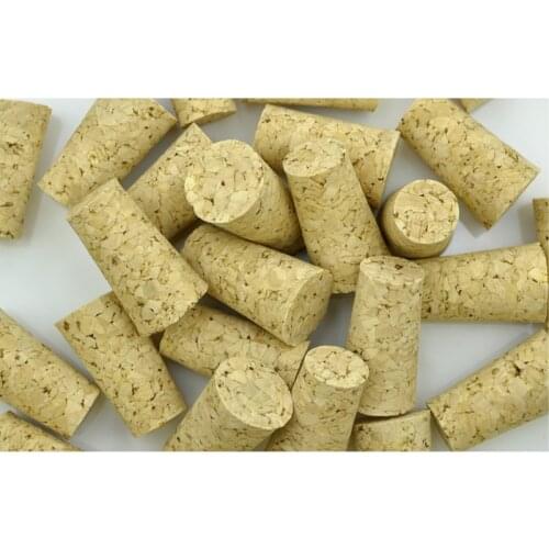 10pcs/Lot Natural Wood Corks Wine Bottle Stopper Corks Beer Bottle Corks Cone-shape Sealing Plug Cap