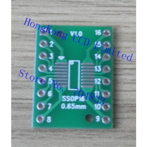 10pcs/lot SOP16 SOP 16 TSSOP 16 SMD to DIP 0.65 / 1.27mm adapter plate