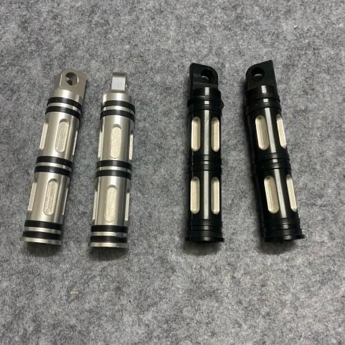 2 Pcs Mount-style footpeg supports Footboards Motorcycle Foot Pegs Footrests case for Harley Dyna Softail Sportste