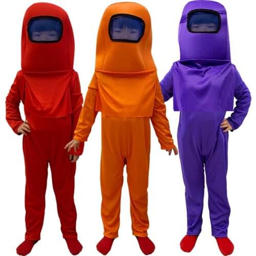 Anime Game Jumpsuit Cosplay Costume Carnival For Kids Space Kill Costumes Halloween Role Play Dress Up Mask Bodysuit Set Party