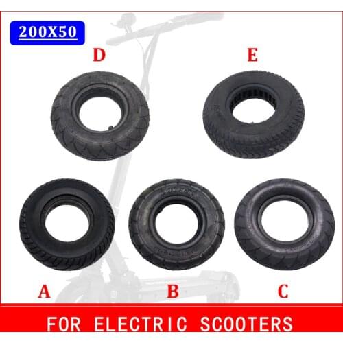 Variety 200x50 Solid Tire Tubeless Tyre for Speedtrott GX14 Speedway Mini 3/4 Scooter Front Wheel Explosion-Proof Tire