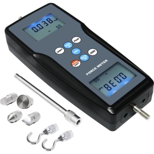 Digital Force Meter Gauge Pull & Push Magnitude Test Tester Newtonmeter Newton N /kg /lb /g Measurement Textile