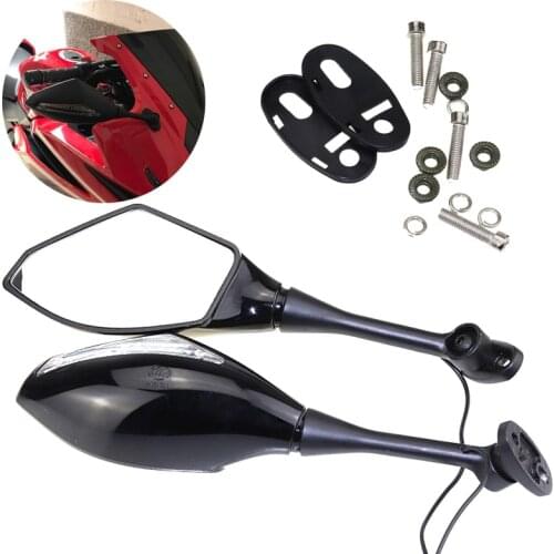For Honda CBR300R 2015 CBR500R 2012-2014 CBR250R 2011 2012 2013 Motorcycle Rear View Mirrors LED Turn Signals Rear Side Mirror
