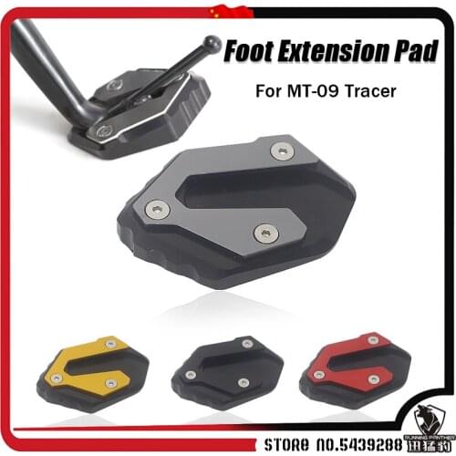 For Yamaha MT-09 Tracer MT 09 TRACER MT09 mt09 Kickstand Side Kick Stand Foot Extension Pad CNC Motorcycle par