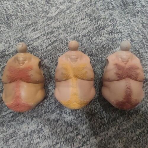 1/12 scale four knight accessories dwarf breast hair and big belly accessory model 7’’action figure