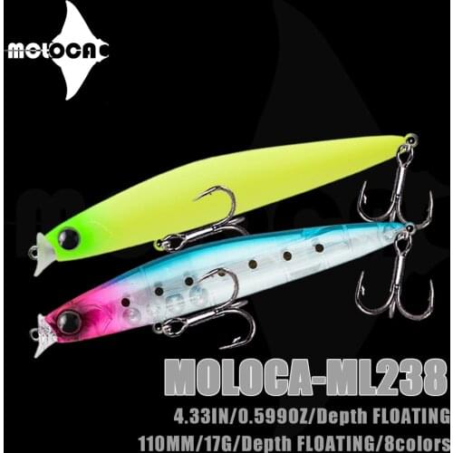 Minnow Fishing Lure Floating Topwater Bait Weights 17g 110mm Mino Isca Artificial Accesorios Baits De Pesca Carpe Fish Leurre