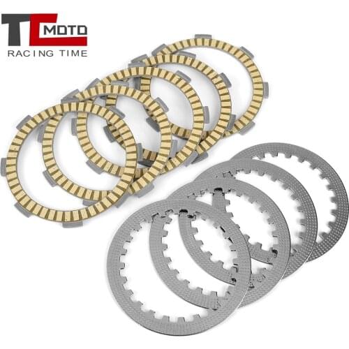 Clutch Friction Disc Plate Kit For Honda CR80 CR85R CB100 CB100N CB125 CLR125 CBT125 SL100 SL125 CL125 CD125 CM125 CT125A CT125C