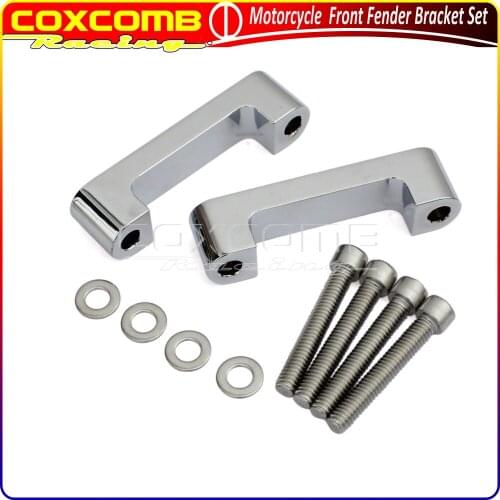 Motorcycle 23" 26" Front Fender Spacer Mounting Bracket For Harley Touring Road King Street Glide FLHT FLHR FLTR FLHX 1996-2013