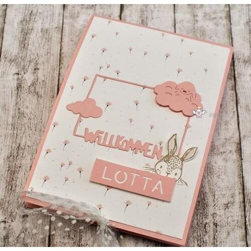 Mmao Crafts Metal Steel Cutting Dies New Cute cloud elf doll Stencil For DIY Scrapbooking Paper/photo Cards Embossing Dies