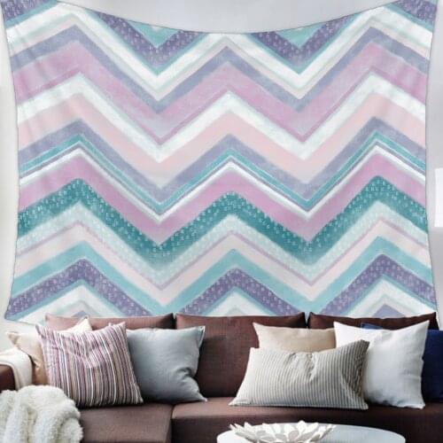 Nordic Style Stripes Pink Tapestry Wall Hanging Living Room Decor Wall Hanging Tapestry Yoga Mat Home Decor Art