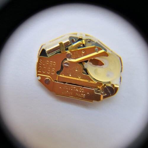 New and original Japan 2035 movement 2035 gold machine three-pin watch movement accessories without batteries