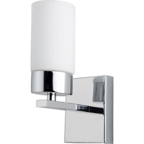 New Modern Bella Oval Applique Chrome sconce