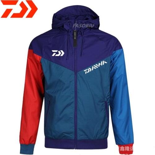 Daiwa Fishing Clothing Sun Protection Breathable Thin Fashion Spring Autumn Outdoor Camping Hiking Sport Fishing Clothes Jacket