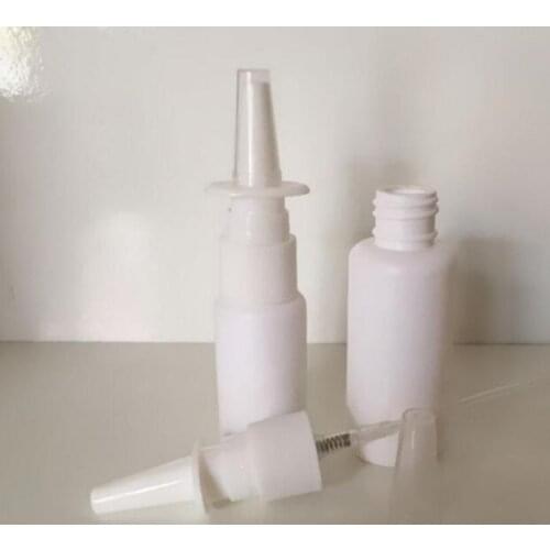 Wholesale 1000 pcs 10ml White Empty Plastic Nasal Spray Bottle 10ml Nasal Atomizers