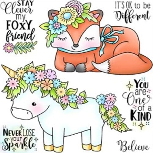 Animals Transparent Clear Silicone Stamps for DIY Scrapbooking/Card Making/Kids Fun Decoration Supplies 2