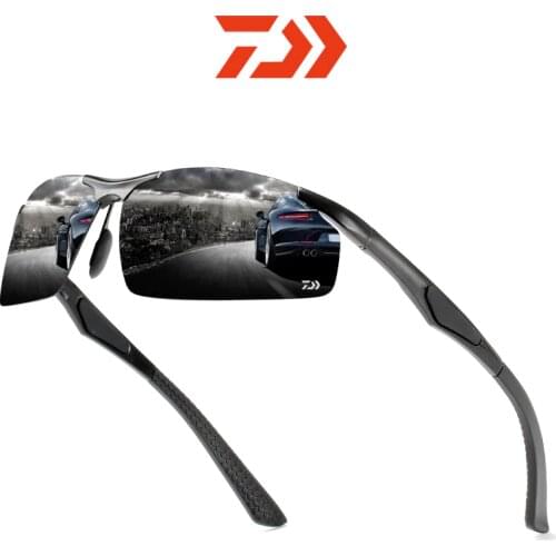 DAIWA Retro Sunglasses Fishing Polarized Sunglasses New Style UV Protection Sunglasses Outdoor Sports Cycling Sunglasses