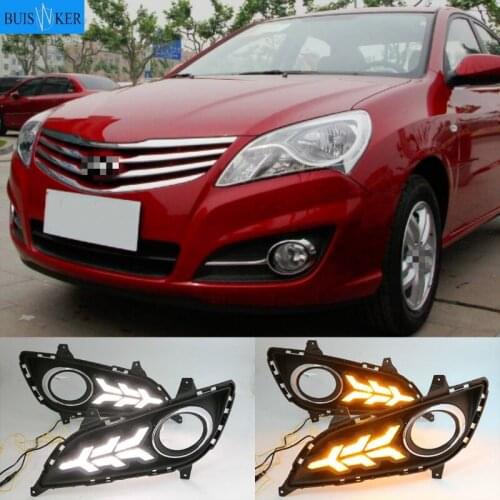 LED DRL For elantra High brightness guide LED DRL led fog lamps daytime running lights For Hyundai elantra 2011-2016