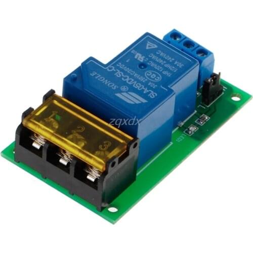 1 Channel 5V 30A Relay Board Module Optocoupler Isolation High/Low Trigger New Drop ship