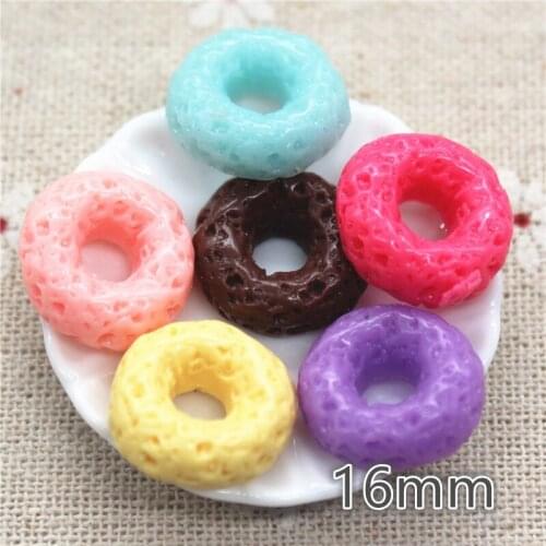 Macarons color candy 10PCS 16mm mix color Resin Flatback Cabochon Miniature Food Art Supply Decoration Charm Craft
