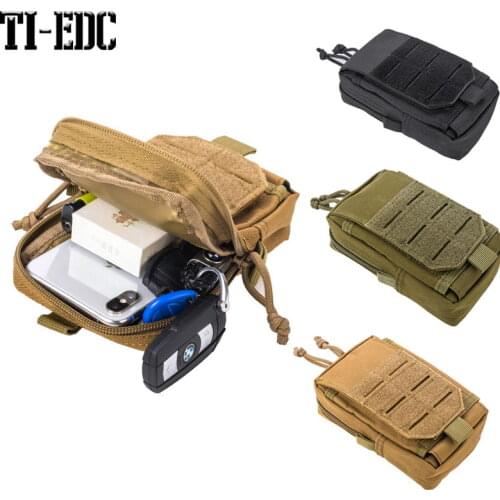 1000D Tactical Molle Pouch Military Waist Bag Outdoor Men EDC Tool Bag Vest Pack Purse Mobile Phone Case Hunting Compact Bag