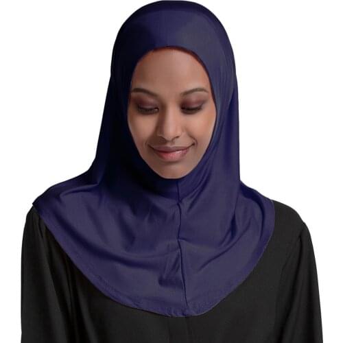 2021 Muslim Turban cap Full Cover Inner Hijab Caps Islamic Underscarf Bonnet Solid Modal Under Scarf caps turbante mujer